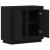 Bufet modern Stejar negru 80 x 34 x 75 cm Lemn compozit GartenMobel Dekor