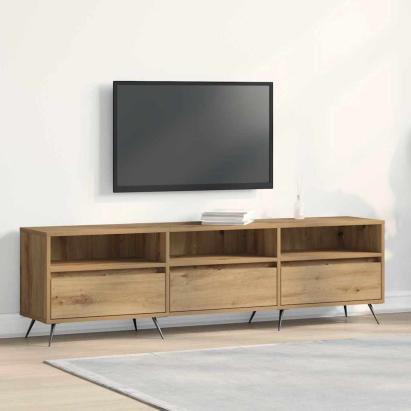Cabinet TV stejar artizanal 150 x 30 x 44.5 cm Lemn compozit GartenMobel Dekor