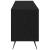 Cabinet TV Stejar negru 150 x 30 x 44.5 cm Lemn compozit GartenMobel Dekor
