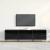 Cabinet TV Stejar negru 150 x 30 x 44.5 cm Lemn compozit GartenMobel Dekor