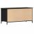 Cabinet TV Stejar negru 100 x 40 x 50 cm Lemn compozit GartenMobel Dekor