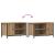 Cabinet TV stejar artizanal 80 x 40 x 50 cm Lemn compozit GartenMobel Dekor