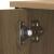 Cabinet TV stejar artizanal 80 x 40 x 50 cm Lemn compozit GartenMobel Dekor