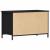 Cabinet TV Stejar negru 80 x 40 x 50 cm Lemn compozit GartenMobel Dekor