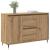 Bufet stejar artizanal 101.5 x 35 x 70 cm Lemn compozit GartenMobel Dekor