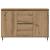 Bufet stejar artizanal 101.5 x 35 x 70 cm Lemn compozit GartenMobel Dekor