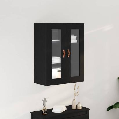 Cabinet suspendat Stejar negru 69.5 x 34 x 90 cm Lemn compozit GartenMobel Dekor