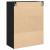 Cabinet suspendat Stejar negru 69.5 x 34 x 90 cm Lemn compozit GartenMobel Dekor