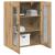 Cabinet suspendat Pe perete stejar artizanal 69.5 x 34 x 90 cm GartenMobel Dekor
