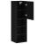 Cabinet TV Negru 30.5 x 30 x 102 cm Lemn compozit GartenMobel Dekor