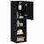 Cabinet TV Negru 30.5 x 30 x 102 cm Lemn compozit GartenMobel Dekor