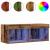 Cabinet TV Pe perete Lemn vechi 80 x 30 x 30 cm Lemn compozit GartenMobel Dekor