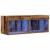 Cabinet TV Pe perete Lemn vechi 80 x 30 x 30 cm Lemn compozit GartenMobel Dekor