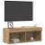 Cabinet TV 2 pcs Stejar Artizanal 80 x 30 x 30 cm Lemn compozit GartenMobel Dekor