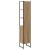 Dulap de Baie stejar artizanal 33 x 33 x 185.5 cm Lemn compozit GartenMobel Dekor