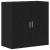 Bufet Stejar negru 79 x 38 x 80 cm Lemn compozit GartenMobel Dekor