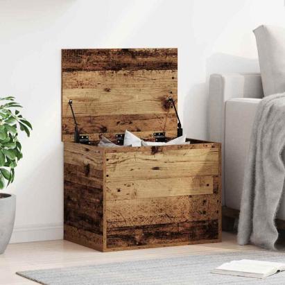 Cutie de depozitare Lemn vechi 60 x 42 x 46 cm Lemn compozit GartenMobel Dekor