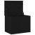 Cutie de depozitare Stejar negru 60 x 42 x 46 cm Lemn compozit GartenMobel Dekor