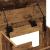 Podium cu sertar Lemn vechi 55 x 55 x 107 cm Lemn compozit GartenMobel Dekor