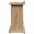 Podium cu raft stejar artizanal 55 x 55 x 107 cm Lemn compozit GartenMobel Dekor