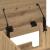 Podium cu raft stejar artizanal 55 x 55 x 107 cm Lemn compozit GartenMobel Dekor