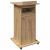 Podium cu raft stejar artizanal 55 x 55 x 107 cm Lemn compozit GartenMobel Dekor