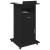 Podium cu sertar Stejar negru 55 x 55 x 107 cm Lemn compozit GartenMobel Dekor