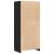 Dulap cu sertar Stejar negru 80 x 52 x 180 cm Lemn compozit GartenMobel Dekor