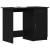Birou Stejar negru 100 x 50 x 76 cm Lemn compozit GartenMobel Dekor