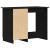 Birou Stejar negru 100 x 50 x 76 cm Lemn compozit GartenMobel Dekor