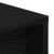 Birou Stejar negru 200 x 50 x 76 cm Lemn compozit GartenMobel Dekor