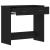 Birou Stejar negru 80 x 40 x 75 cm Lemn compozit GartenMobel Dekor