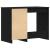 Birou Stejar negru 100 x 50 x 76 cm Lemn compozit GartenMobel Dekor