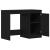 Birou Stejar negru 100 x 50 x 76 cm Lemn compozit GartenMobel Dekor