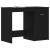 Birou Stejar negru 100 x 50 x 76 cm Lemn compozit GartenMobel Dekor
