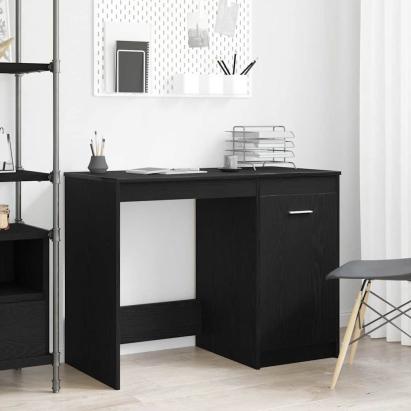 Birou Stejar negru 100 x 50 x 76 cm Lemn compozit GartenMobel Dekor