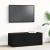 Support TV cu sertar Negru 80 x 34 x 30 cm Lemn compozit GartenMobel Dekor
