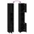 Dulap de Baie Stejar Negru 30 x 30 x 183.5 cm Lemn compozit GartenMobel Dekor