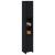 Dulap de Baie Stejar Negru 30 x 30 x 183.5 cm Lemn compozit GartenMobel Dekor