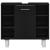 Dulap pentru Baie Stejar Negru 60 x 32 x 54 cm Lemn compozit GartenMobel Dekor