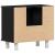 Dulap pentru Baie Stejar Negru 60 x 32 x 54 cm Lemn compozit GartenMobel Dekor