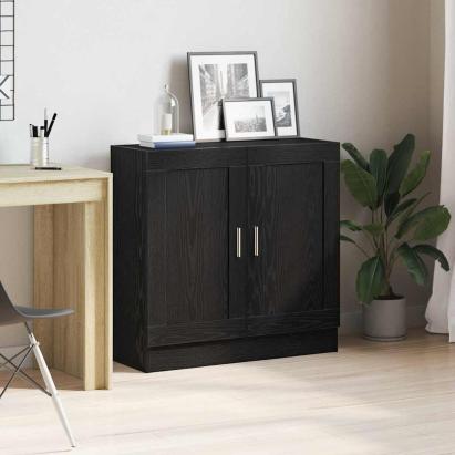Raft pentru Cărți Stejar negru 82.5 x 30.5 x 80 cm GartenMobel Dekor