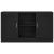 Bufet Negru 120 x 30.5 x 70 cm Lemn compozit GartenMobel Dekor