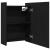 Dulap cu oglindă pentru baie Stejar negru 62.5 x 20.5 x 64 cm GartenMobel Dekor