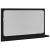 Raft cu oglindă Stejar Negru 60 x 10.5 x 37 cm Lemn compozit GartenMobel Dekor