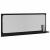 Raft cu oglindă Stejar negru 90 x 10.5 x 37 cm Lemn compozit GartenMobel Dekor