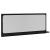 Raft cu oglindă Stejar negru 90 x 10.5 x 37 cm Lemn compozit GartenMobel Dekor