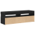 Cabinet TV Negru 120 x 35 x 40 cm Lemn compozit GartenMobel Dekor