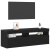 Cabinet TV Negru 120 x 35 x 40 cm Lemn compozit GartenMobel Dekor