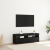 Cabinet TV Negru 120 x 35 x 40 cm Lemn compozit GartenMobel Dekor